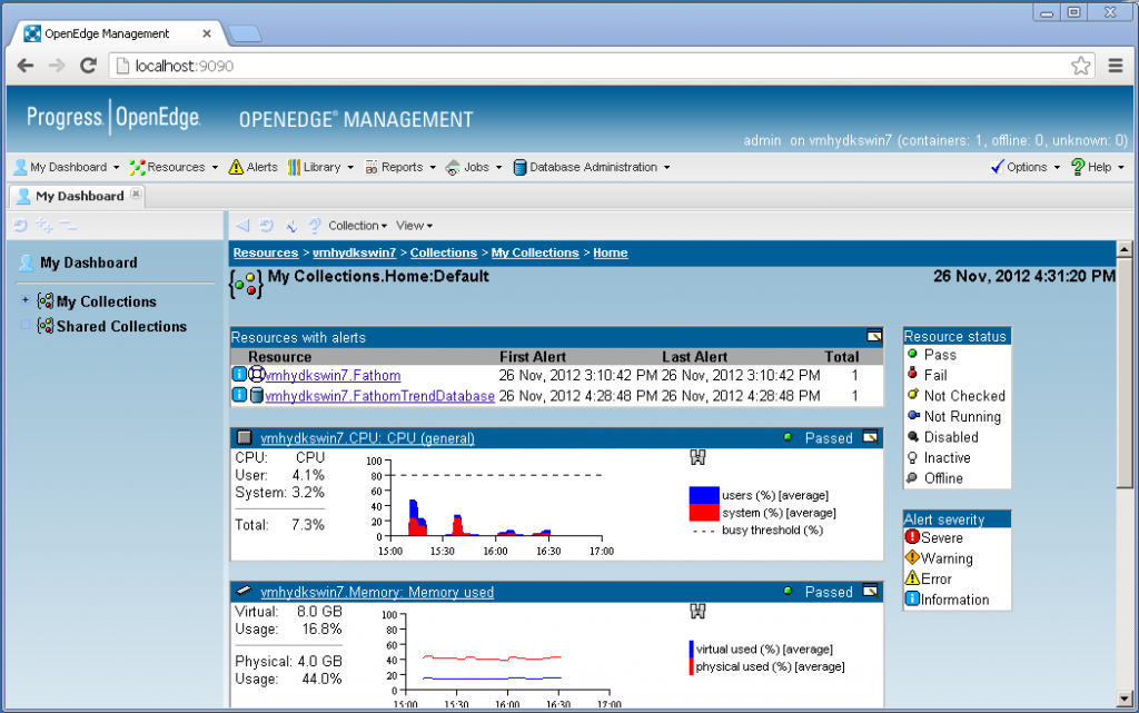 Обзор веб-консоли OpenEdge Management | RUPUG Education Center