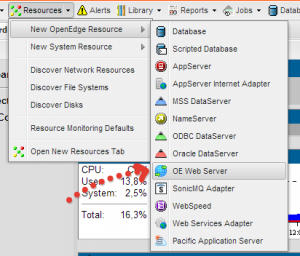 OpenEdge Management - Add New Web Server