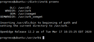 OpenEdge Proenv